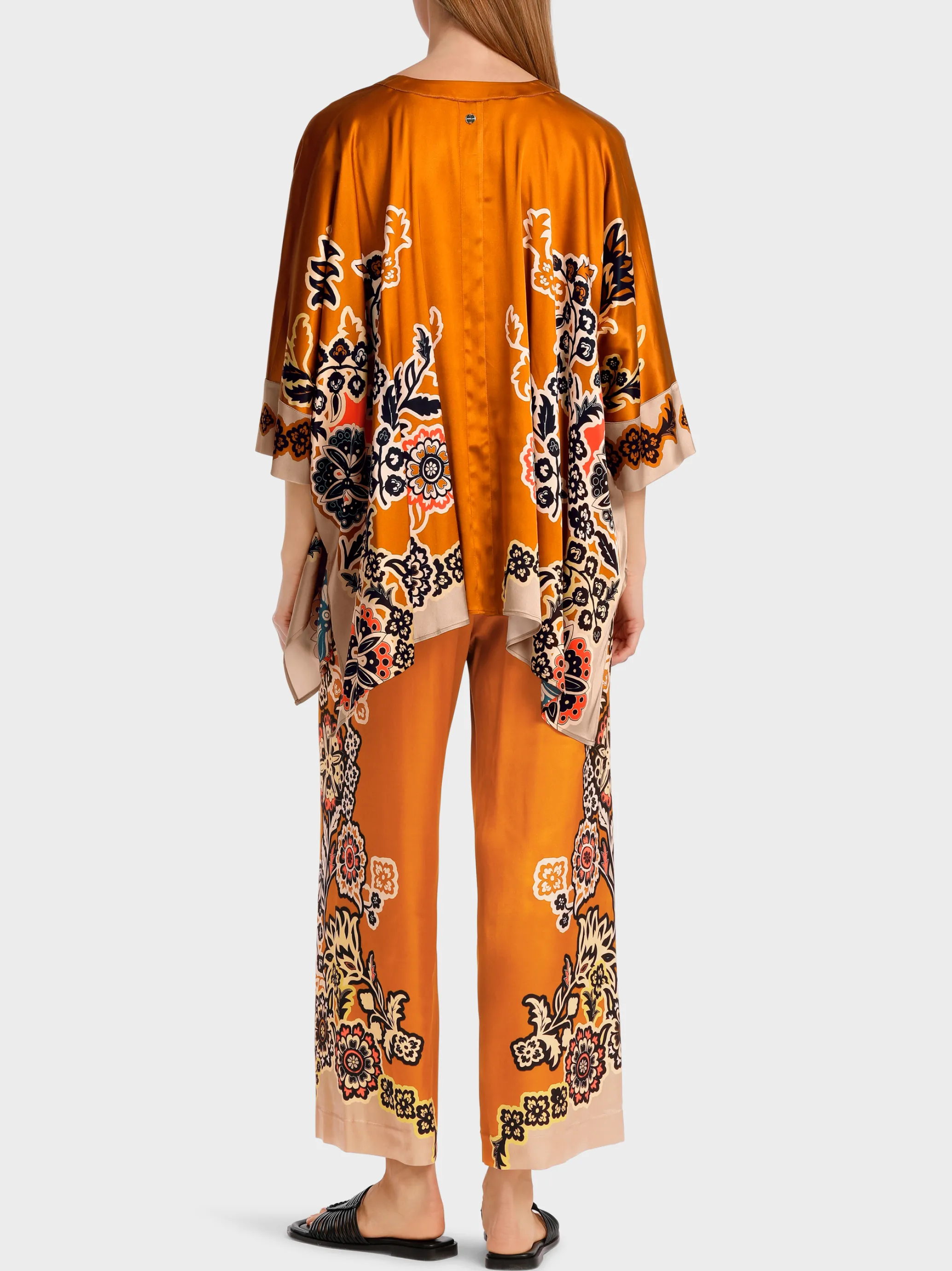 OVERSIZED BLUSE MIT FLORALEM PRINT-Marc Cain Clearance