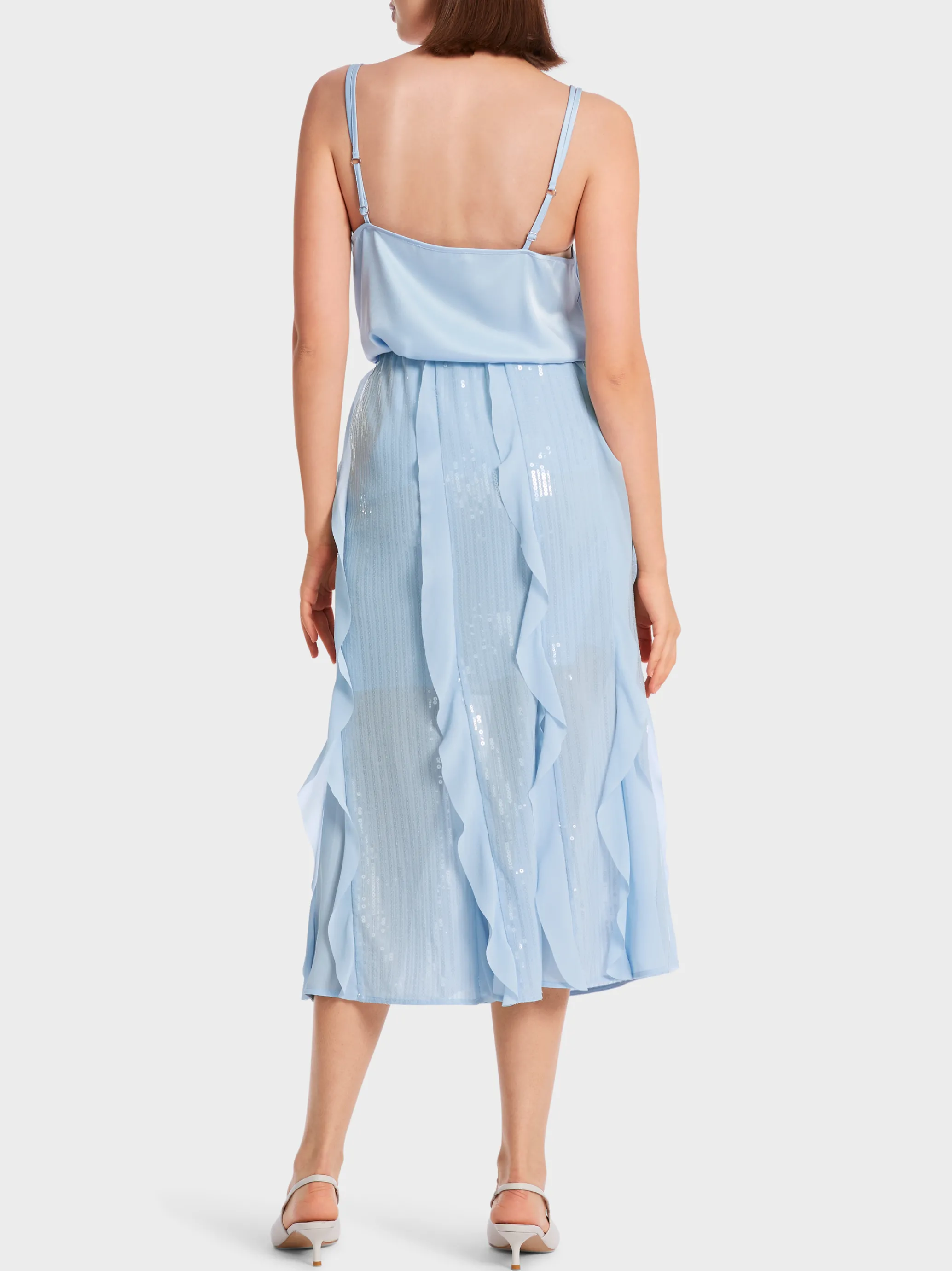 PAILLETTEN-ROCK MIT VOLANTS-Marc Cain Discount