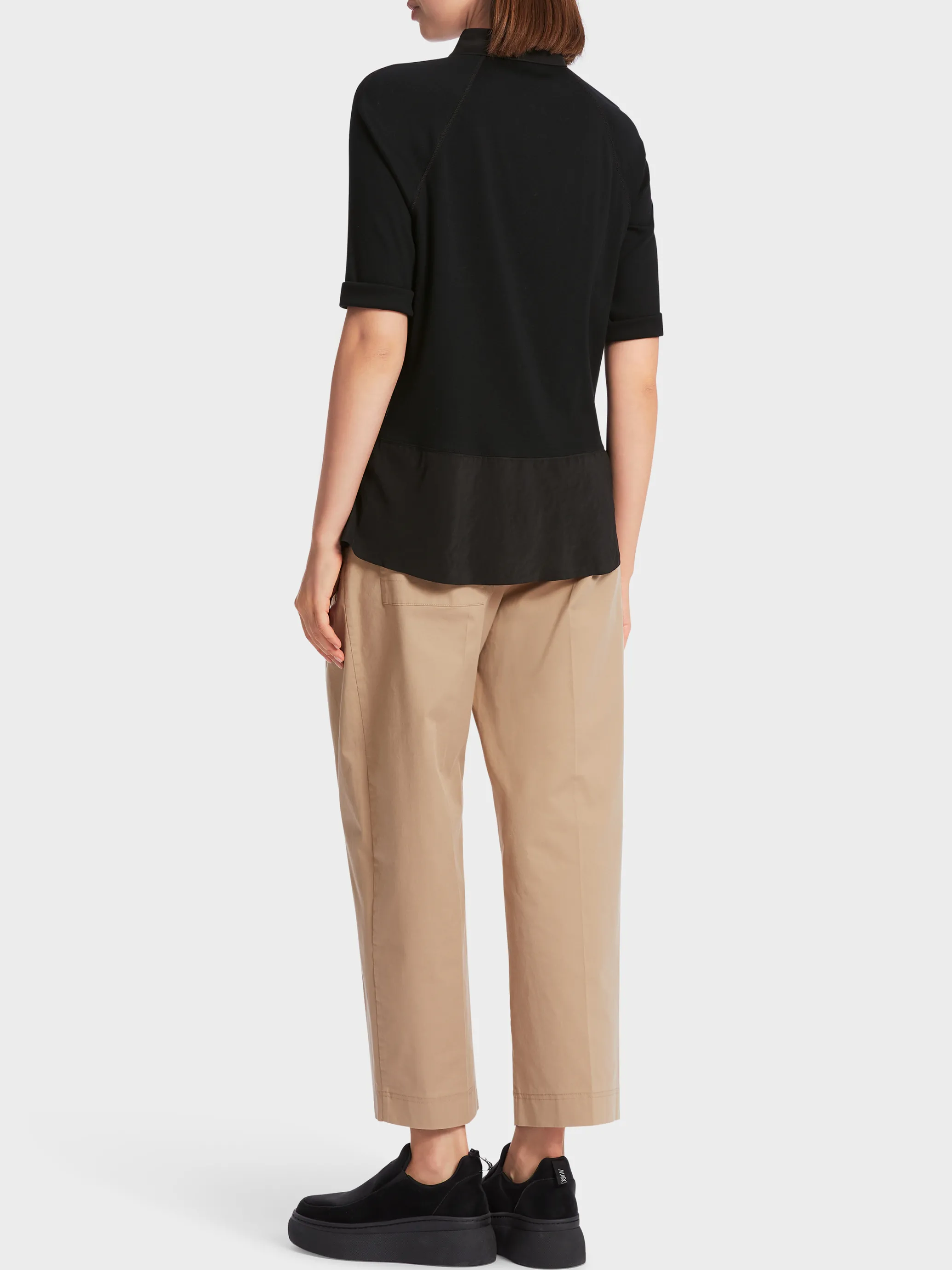 POLOSHIRT IN A-LINIE-Marc Cain Flash Sale