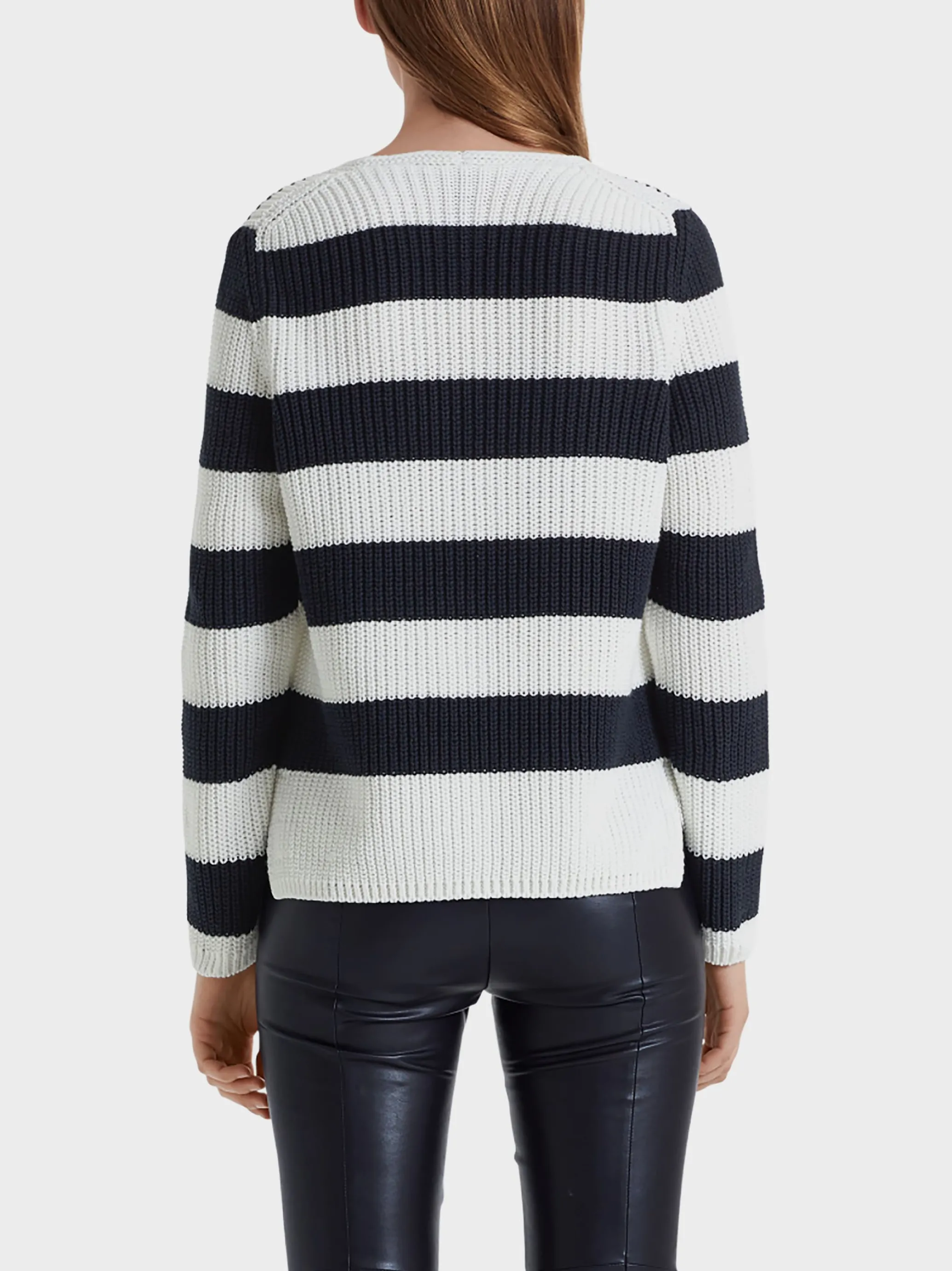 PULLOVER MIT BLOCKRINGELN-Marc Cain Store