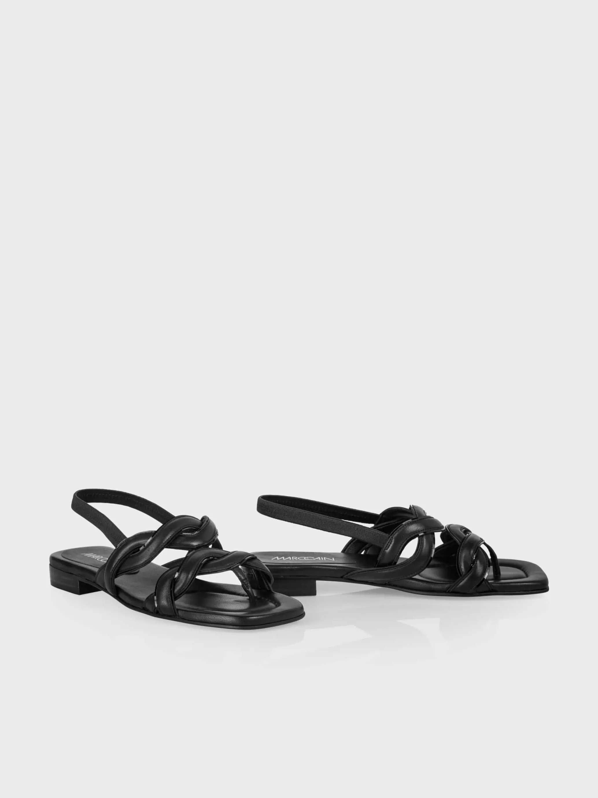 SANDALEN MIT GEFLOCHTENEM RIEMEN-Marc Cain Store