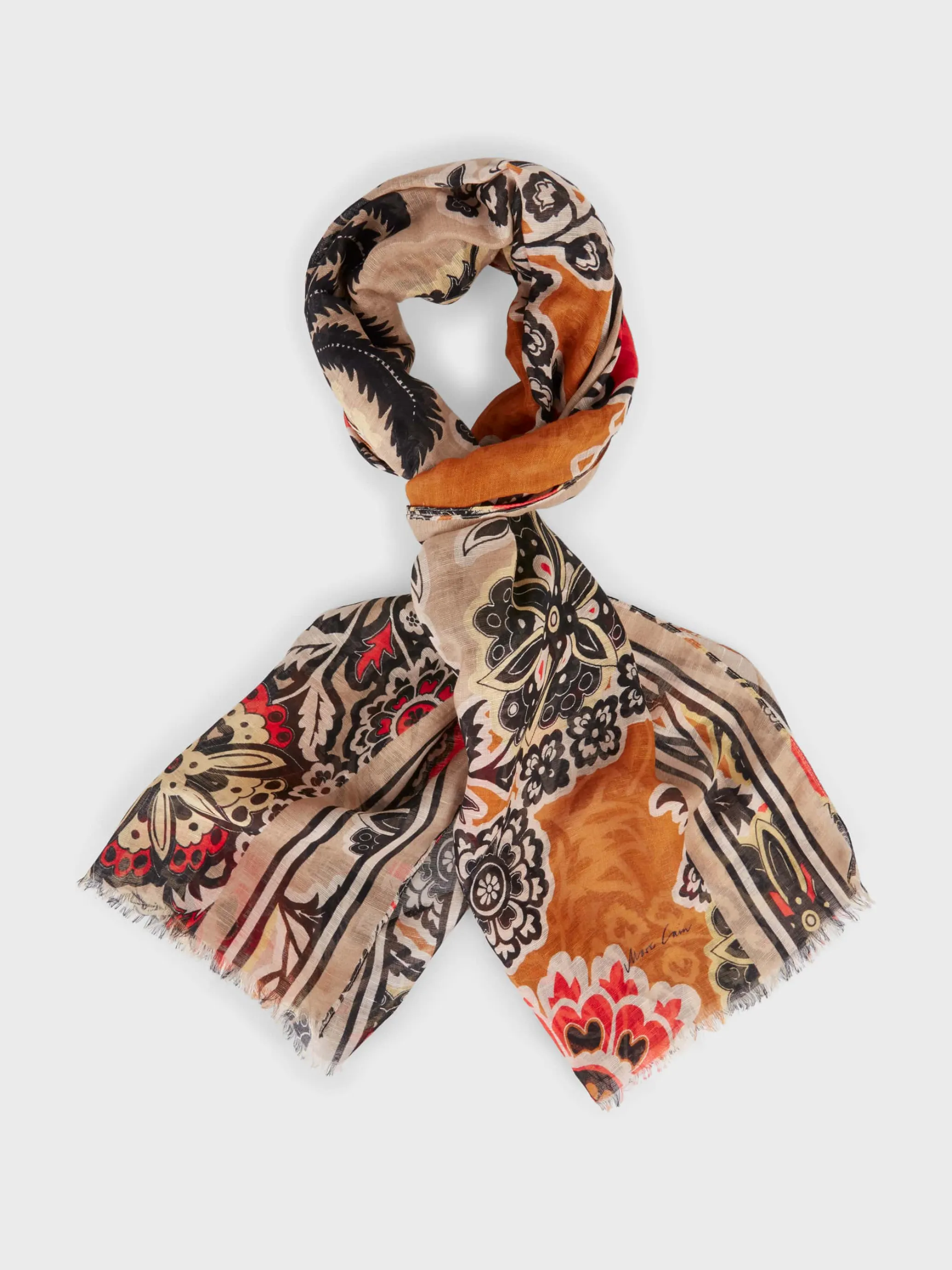 SCHAL MIT FLORALEM PRINTMOTIV-Marc Cain Cheap
