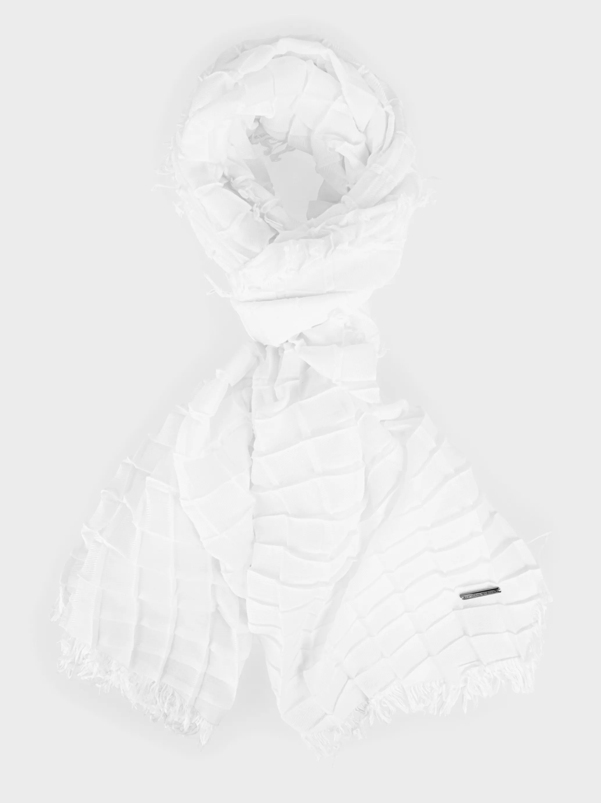 SCHAL MIT PLISSEEMUSTER-Marc Cain Flash Sale