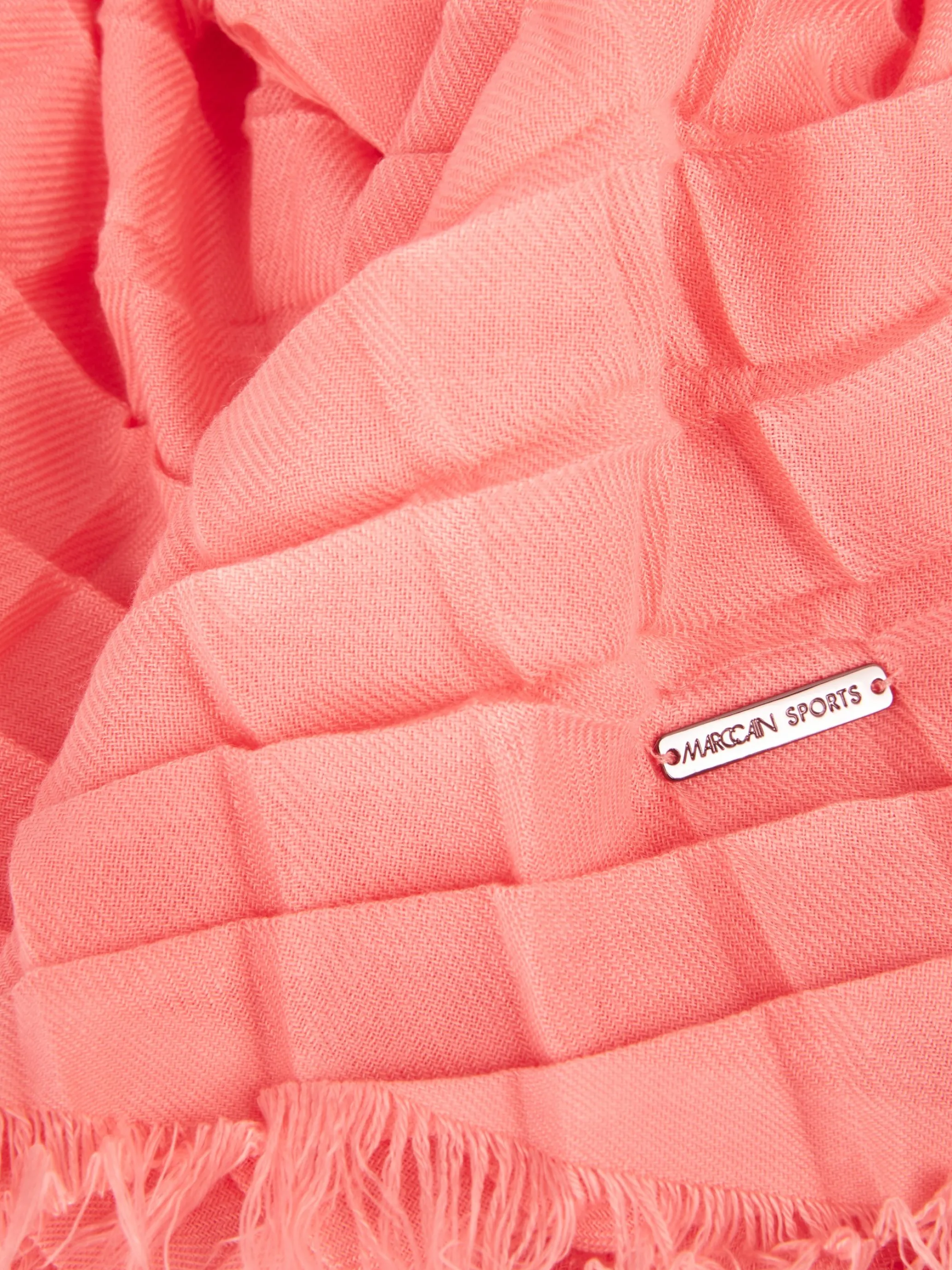 SCHAL MIT PLISSEEMUSTER-Marc Cain Fashion