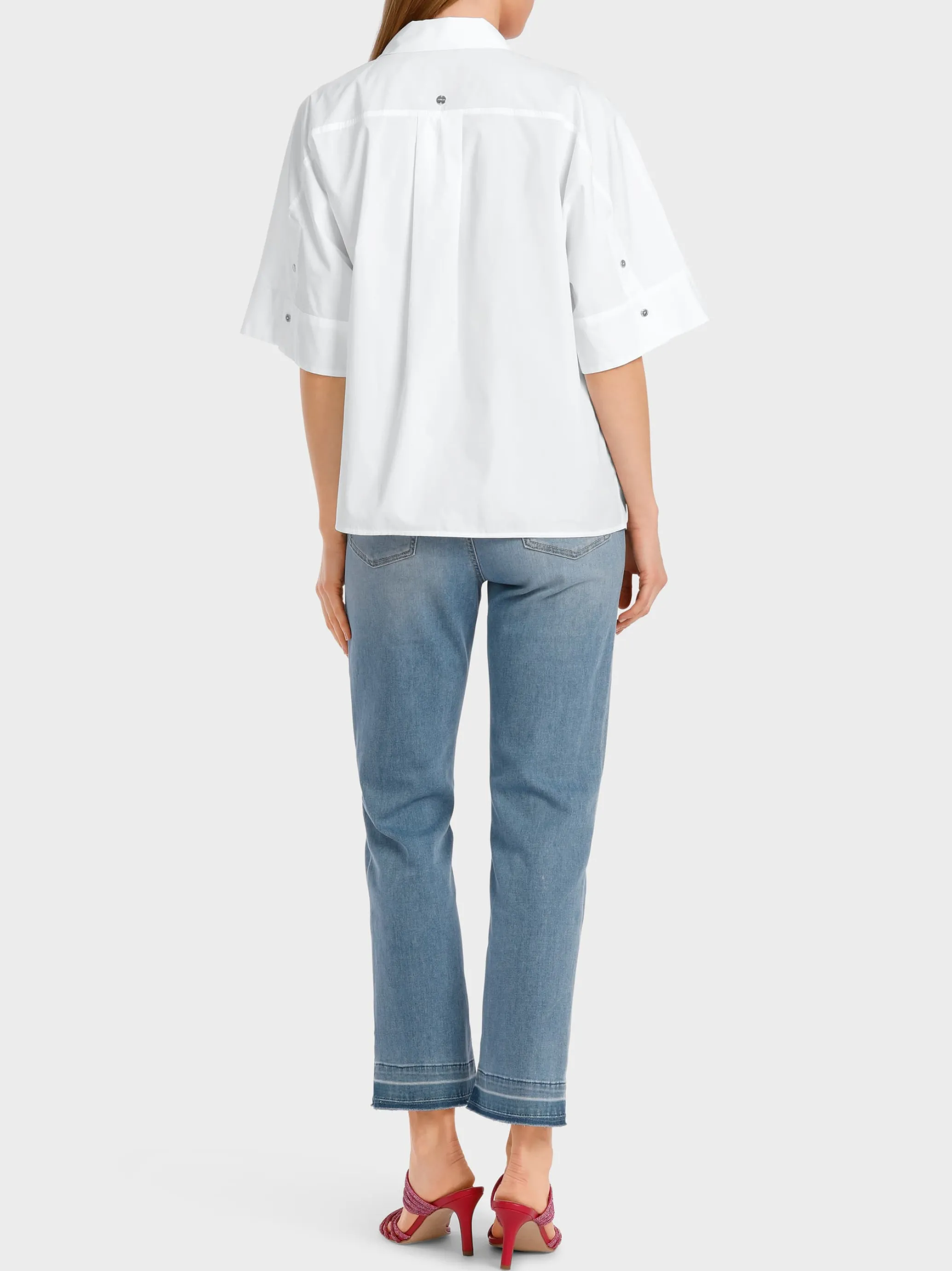 SCHLUPPENBLUSE MIT KIMONO-ÄRMEL-Marc Cain Online