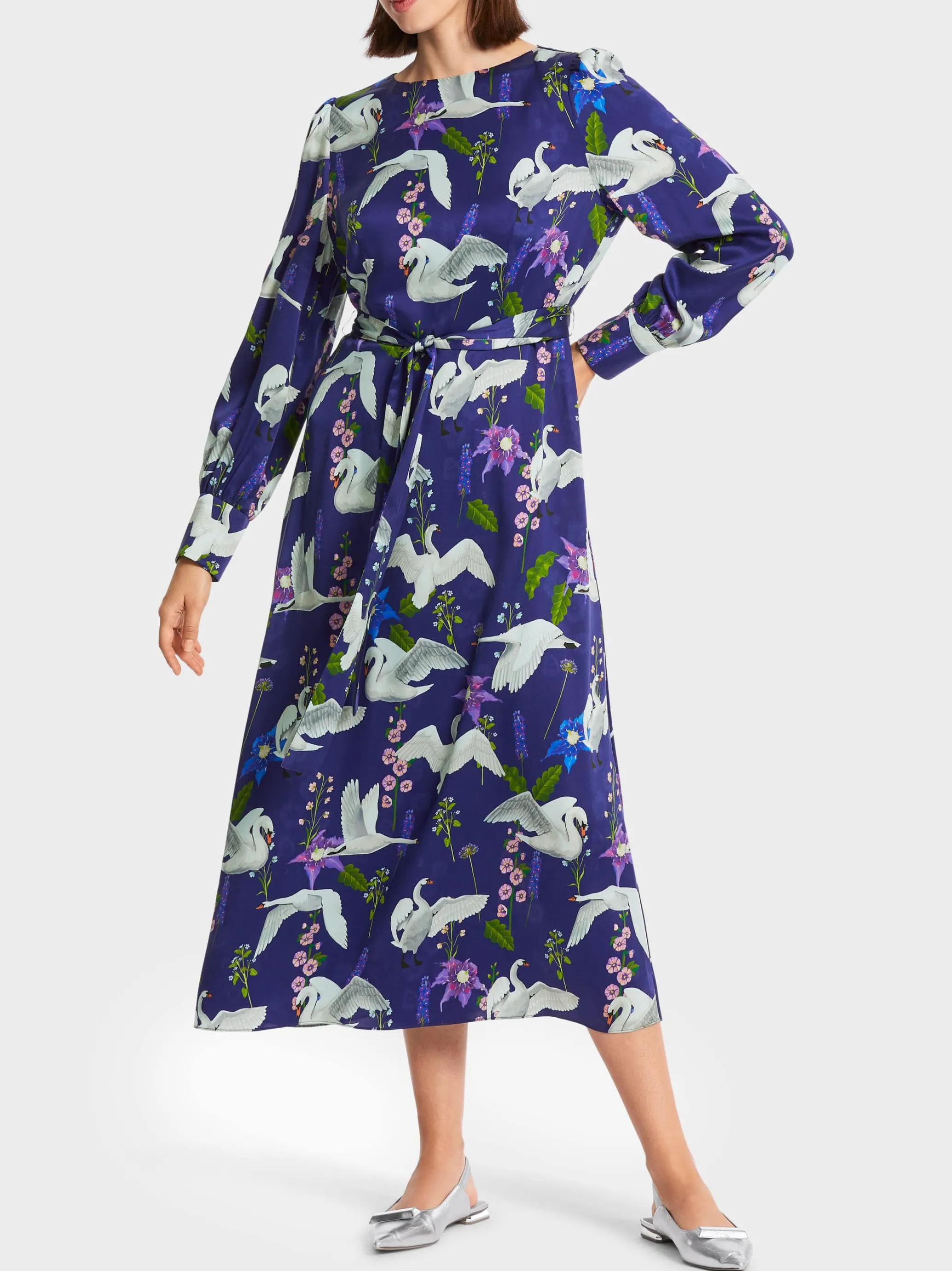 SEIDENKLEID MIT PRINT-Marc Cain Best Sale