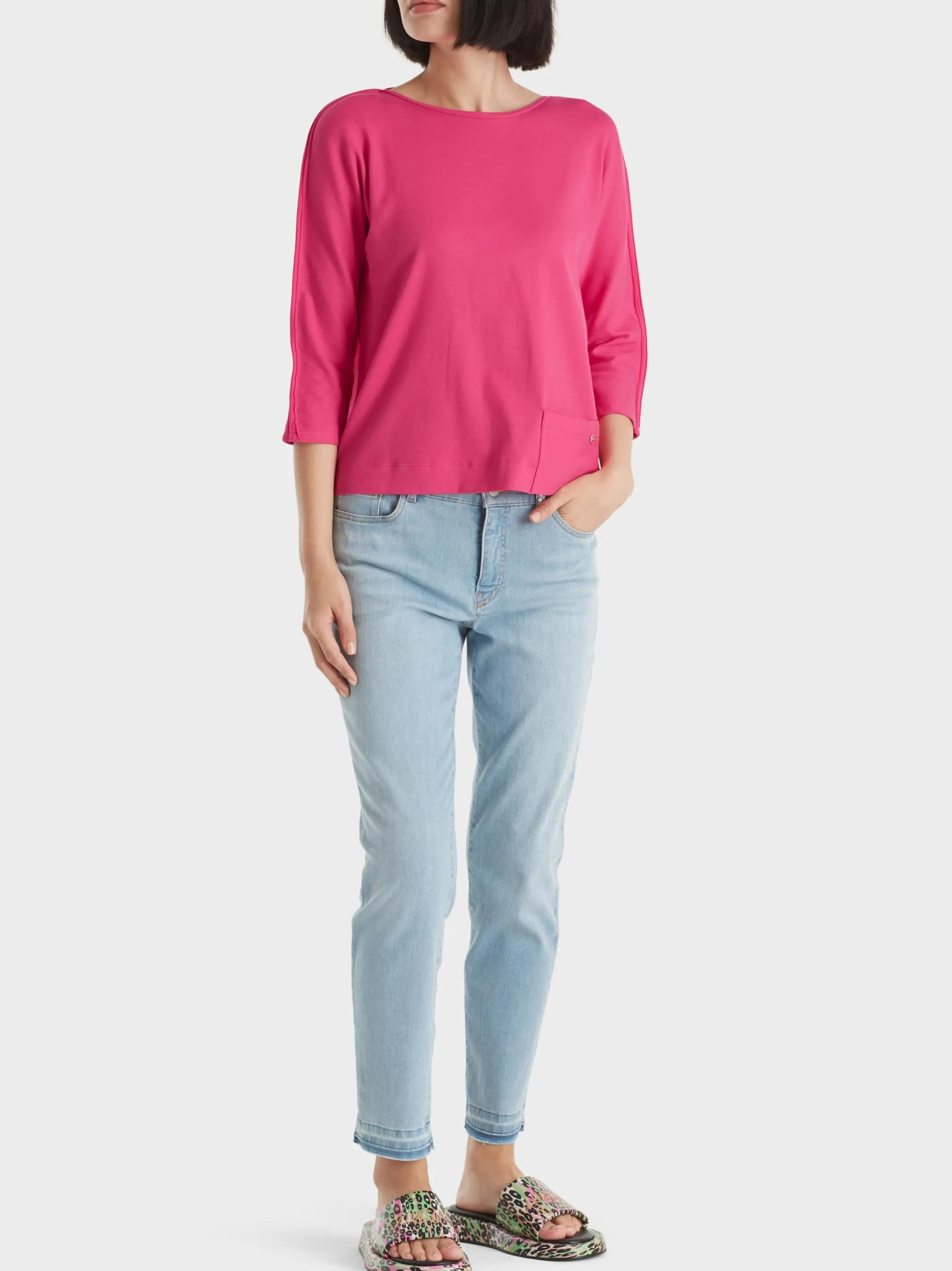 SHIRT AUS BAUMWOLLSTRETCH-Marc Cain Store