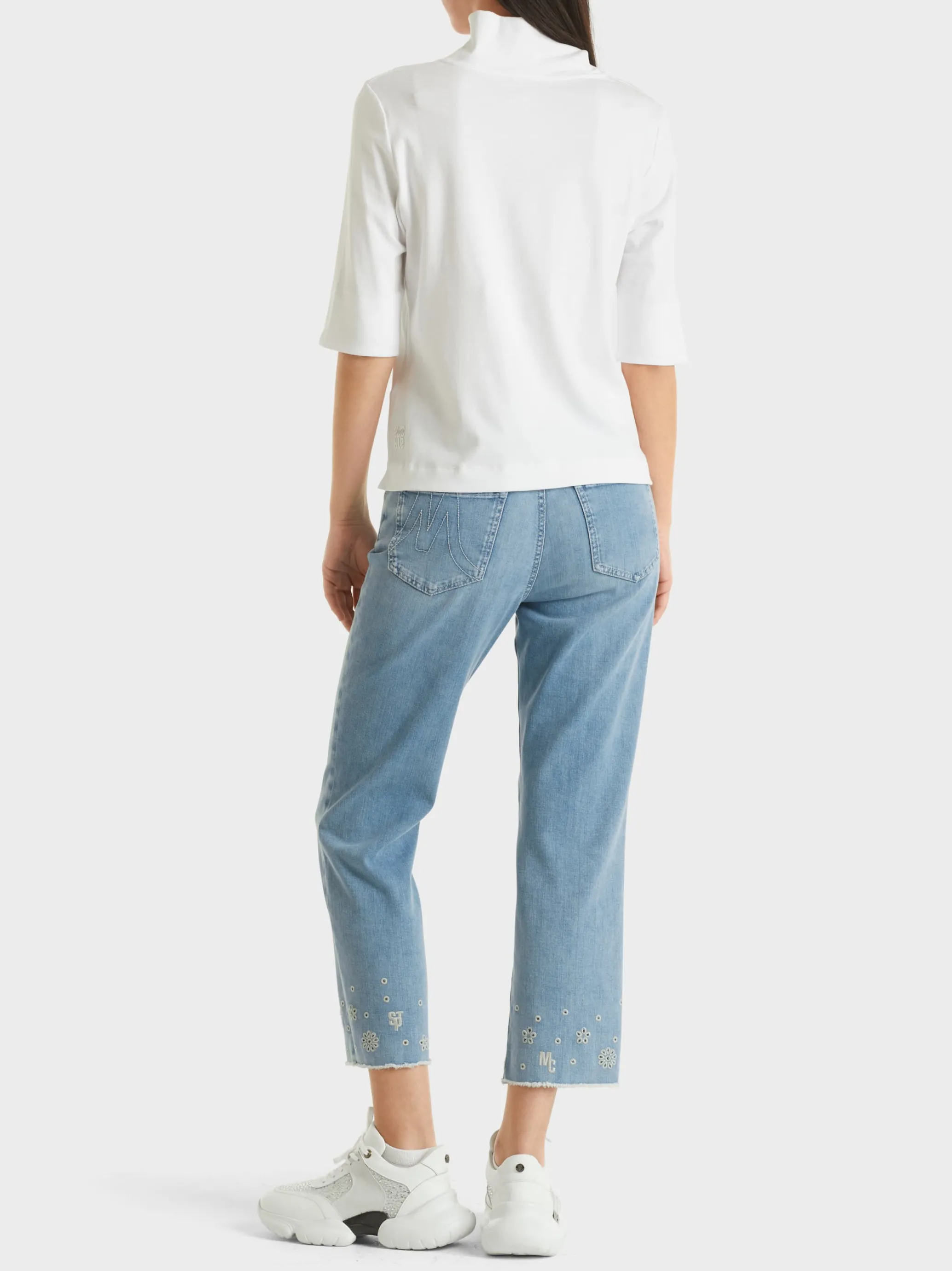 SHIRT MIT BESONDERER KRAGENLÖSUNG-Marc Cain Cheap
