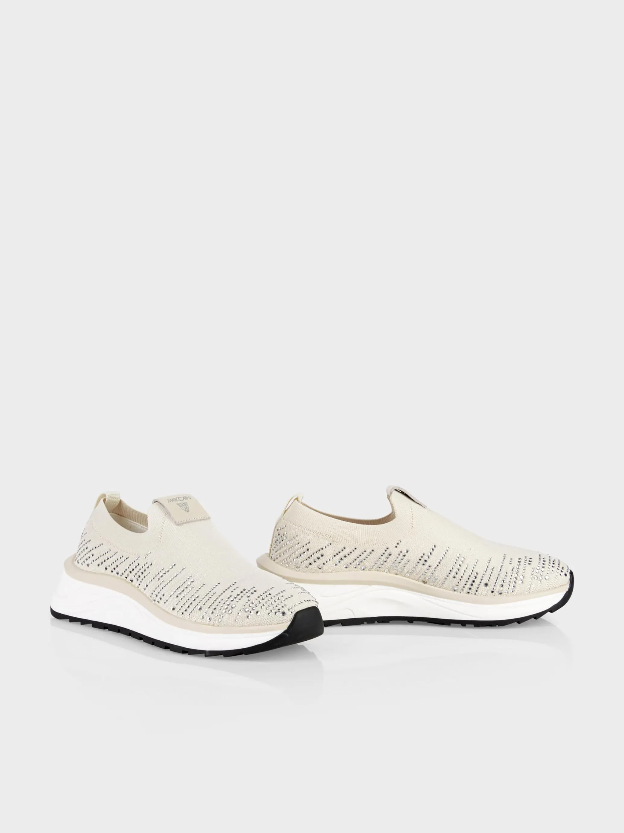 SOCK SNEAKER MIT GLITZERAPPLIKATION-Marc Cain New