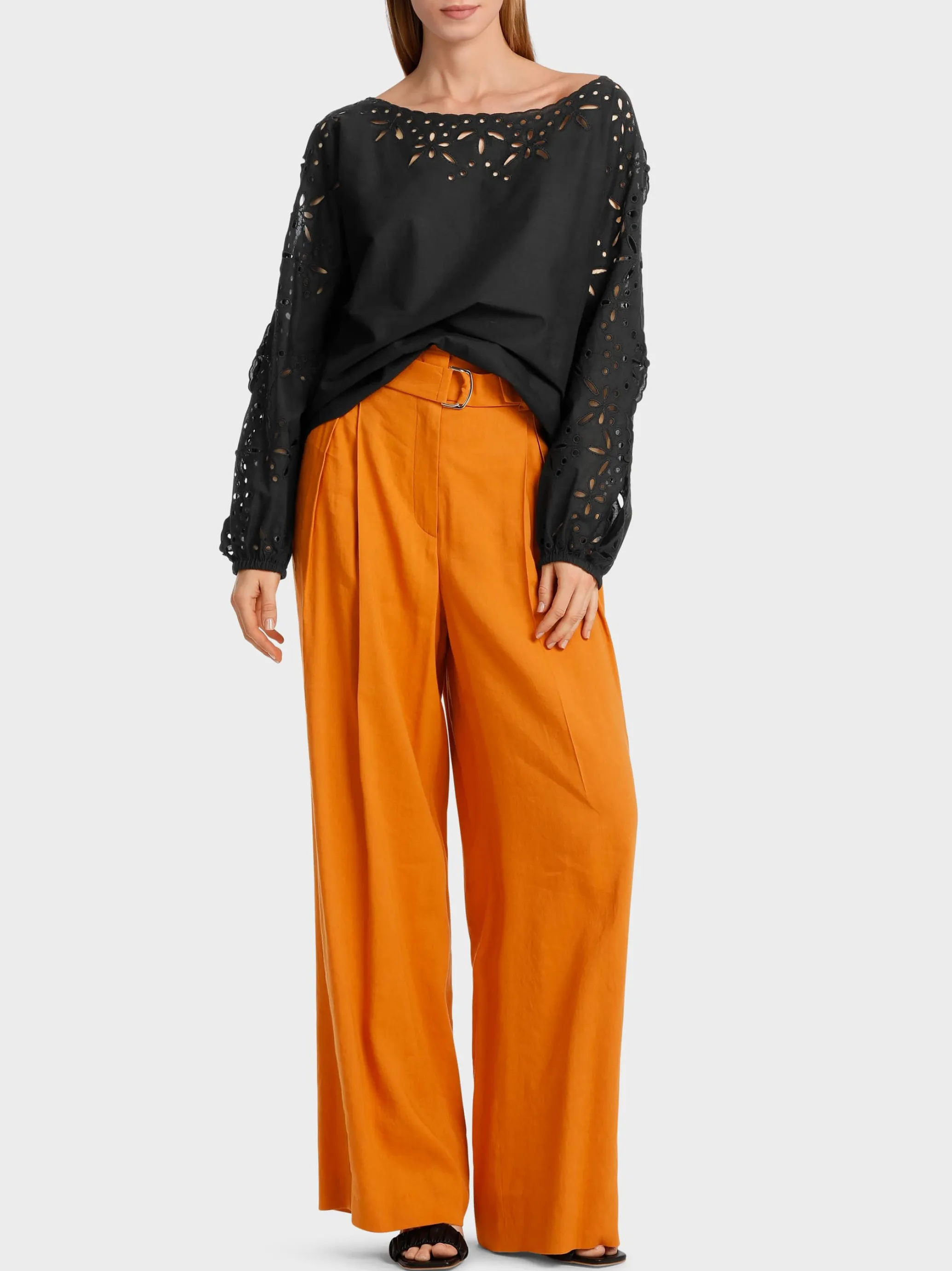 SPITZENBLUSE IN A-SHAPE-Marc Cain Fashion