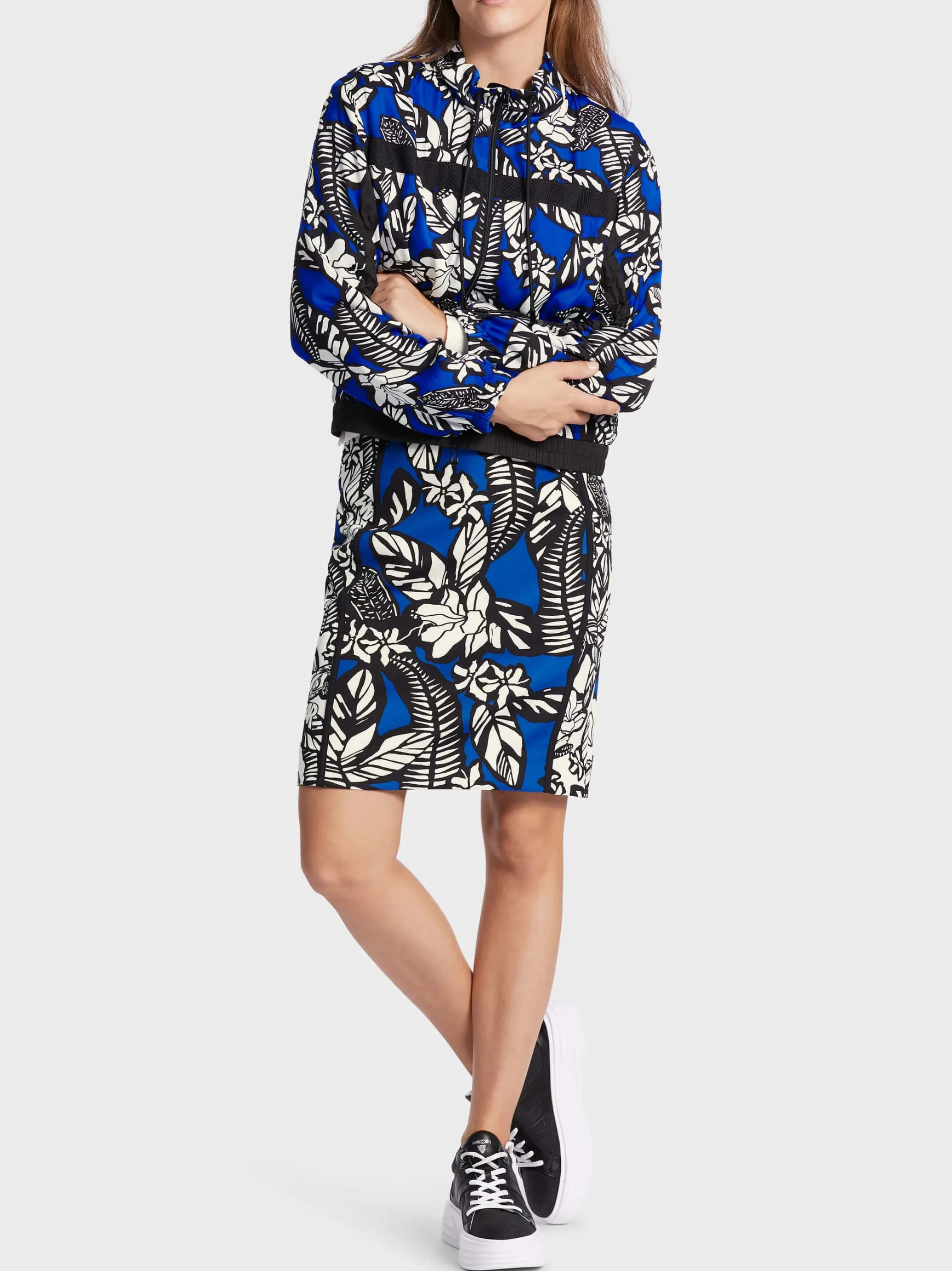SPORTIVE JACKE MIT FLORALEM PRINT-Marc Cain Clearance