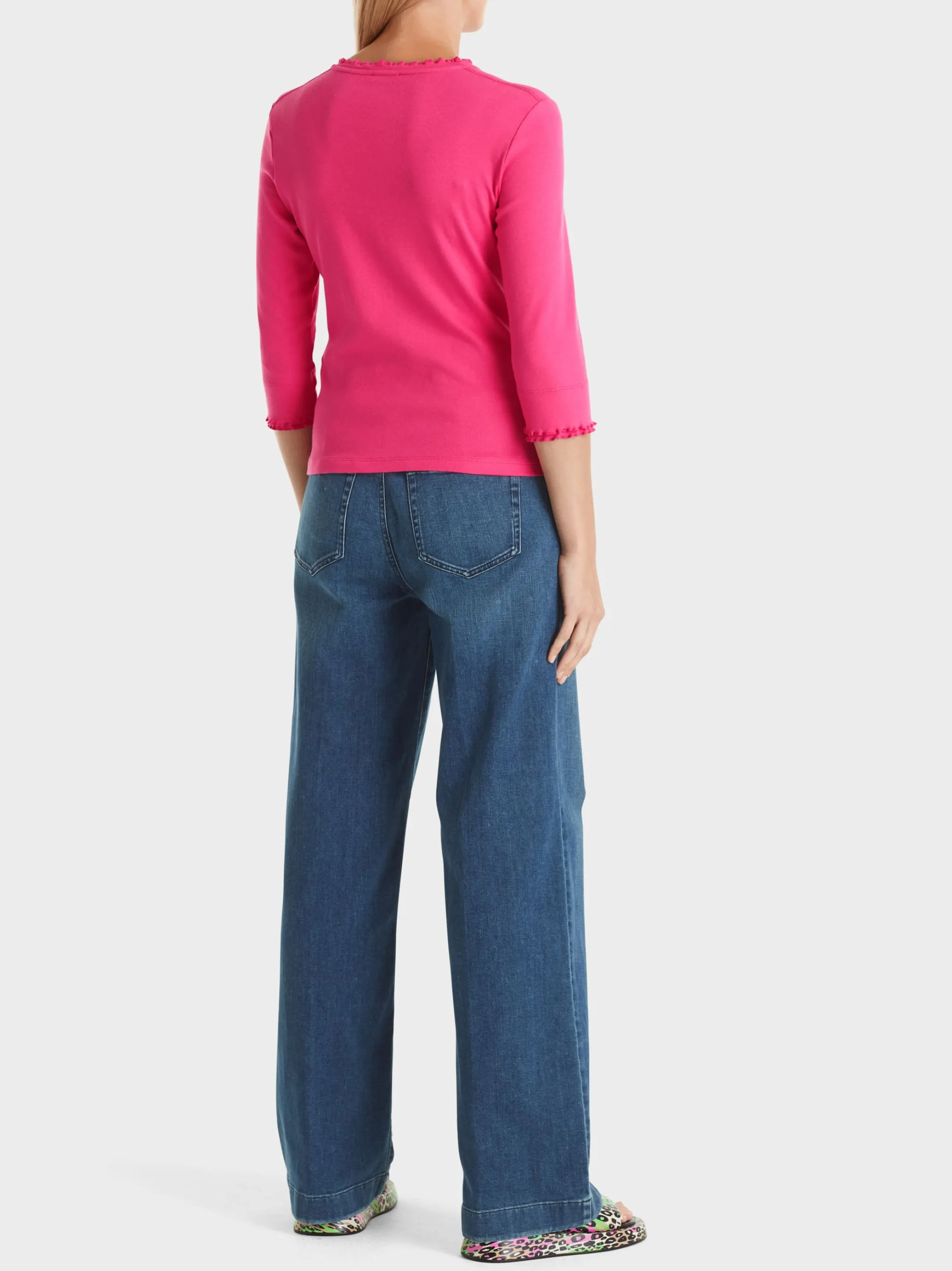 SPORTIVE JACKE MIT RÜSCHENDETAIL-Marc Cain Outlet