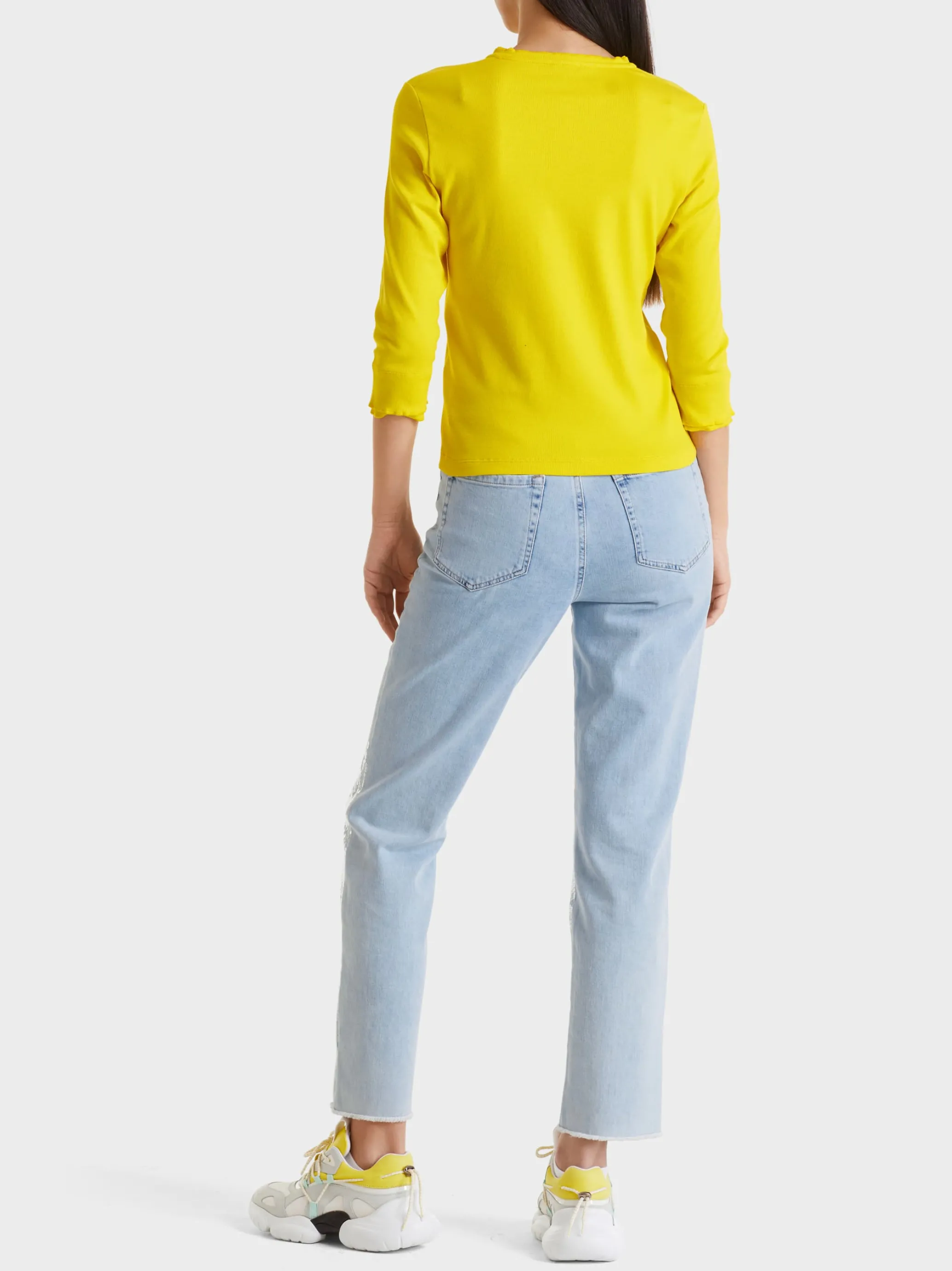 SPORTIVE JACKE MIT RÜSCHENDETAIL-Marc Cain Store