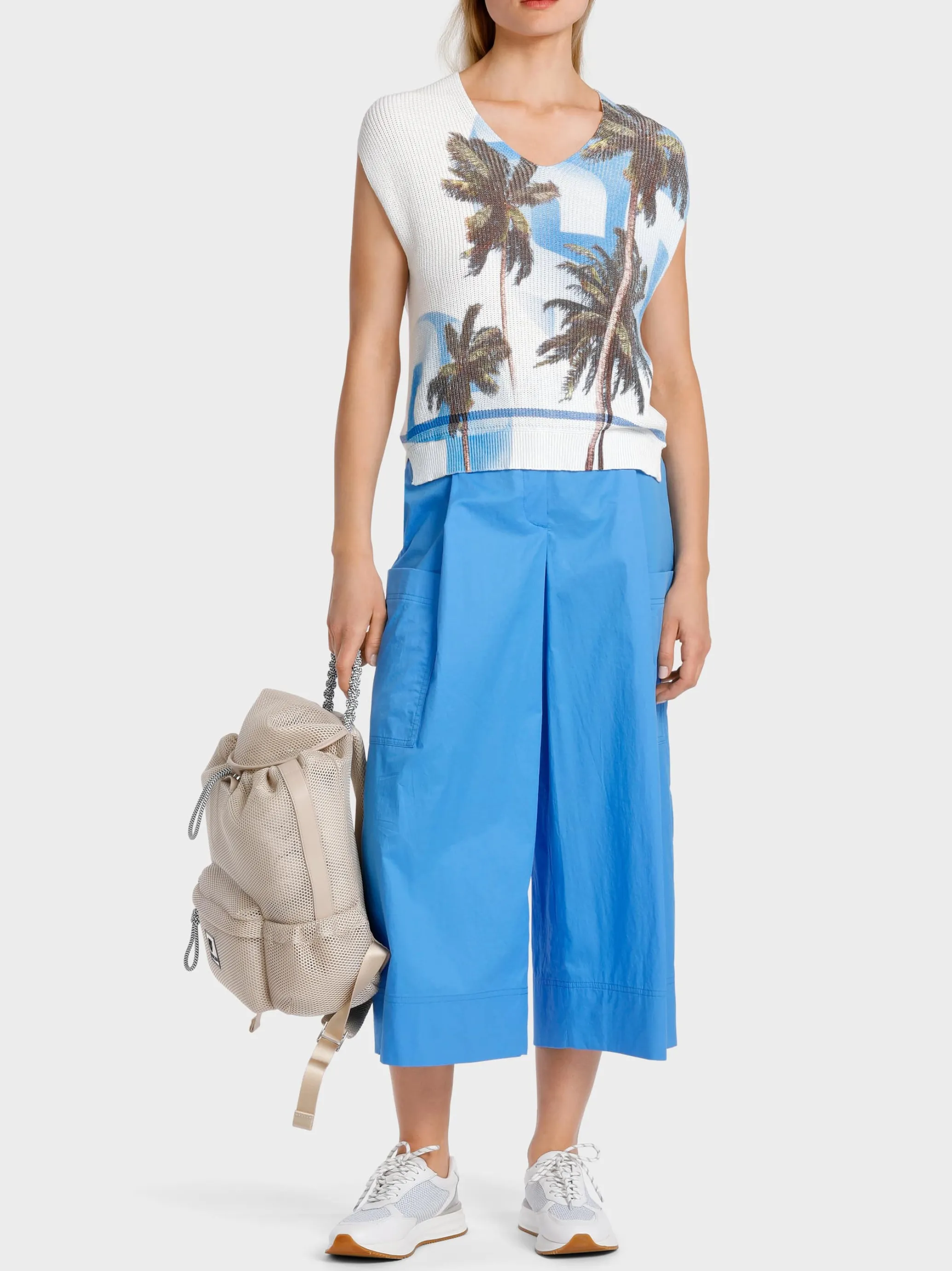 TANK-TOP MIT PALMENPRINT-Marc Cain Hot