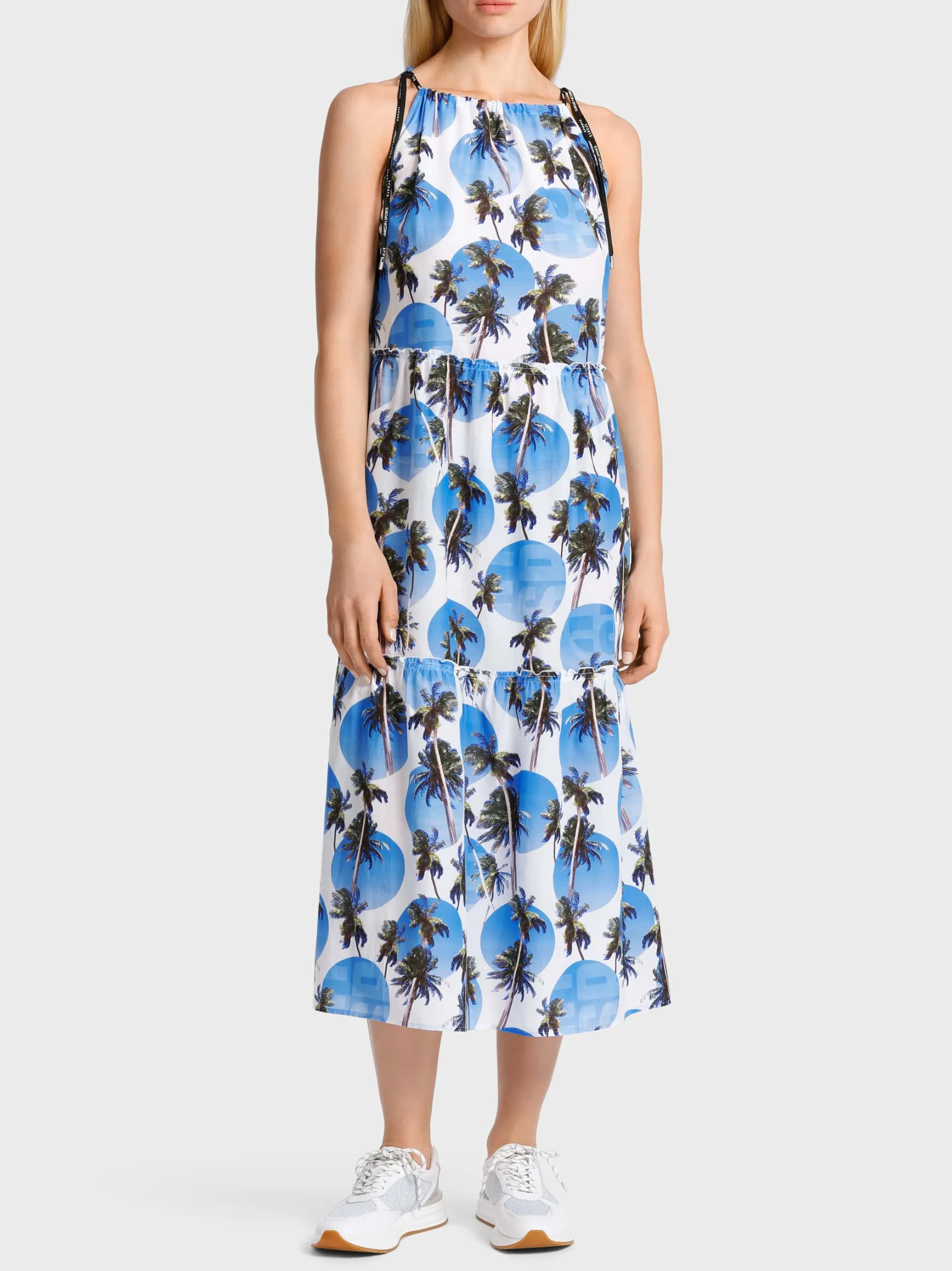 TRÄGERKLEID MIT VOLANTS-Marc Cain Outlet