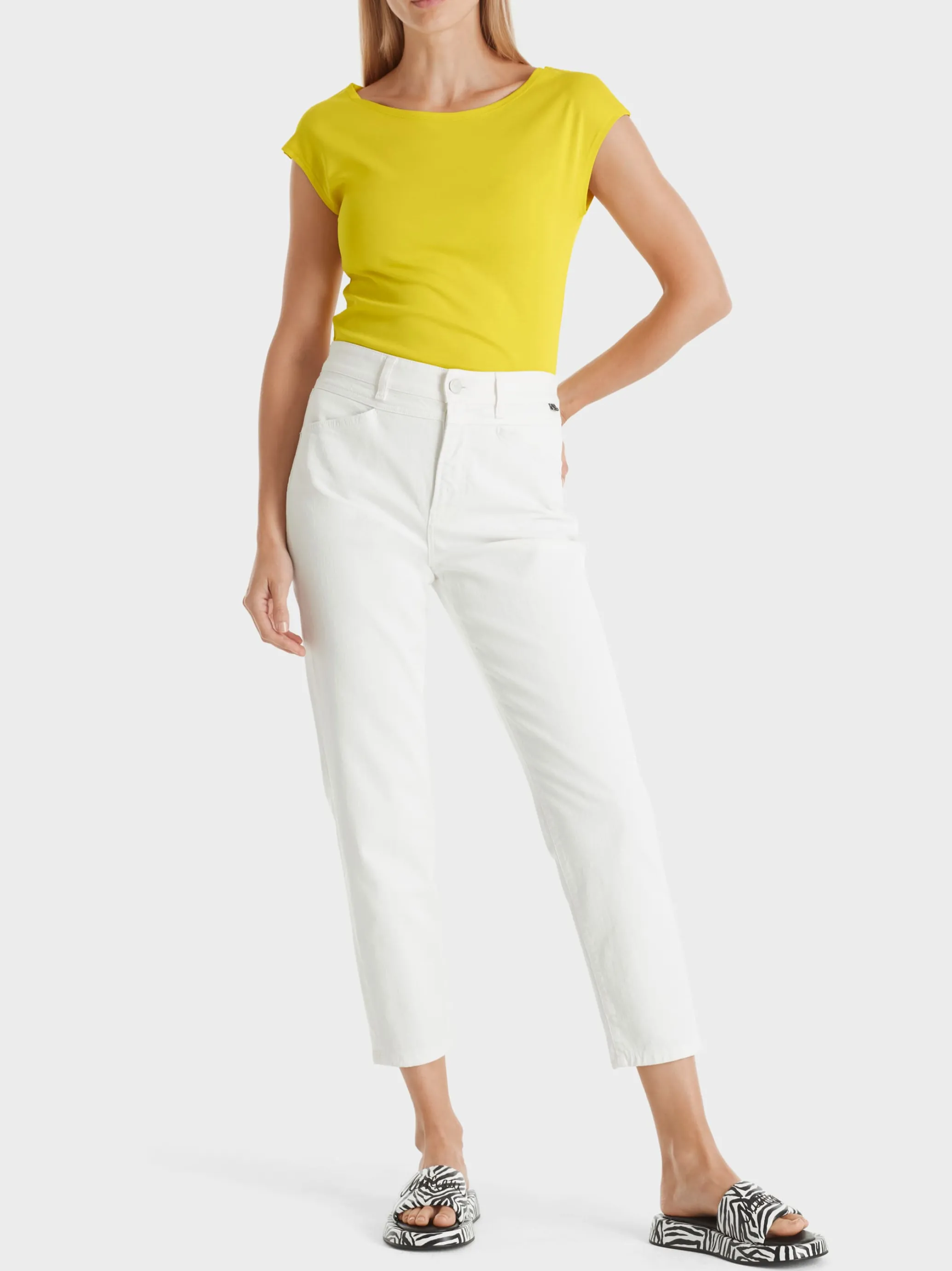 T-SHIRT MIT ANGESCHNITTENEM ARM-Marc Cain Best