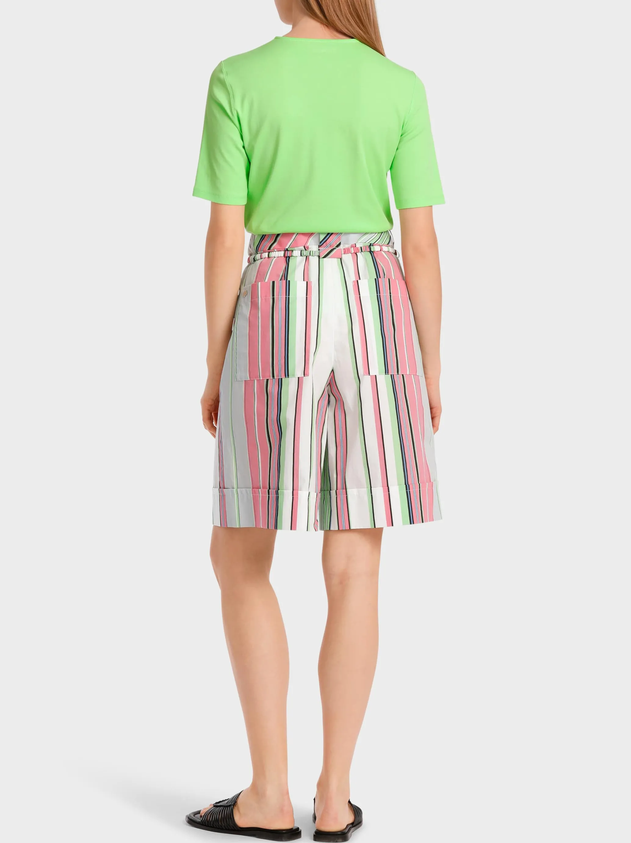 T-SHIRT MIT KNOTENEFFEKT-Marc Cain Shop