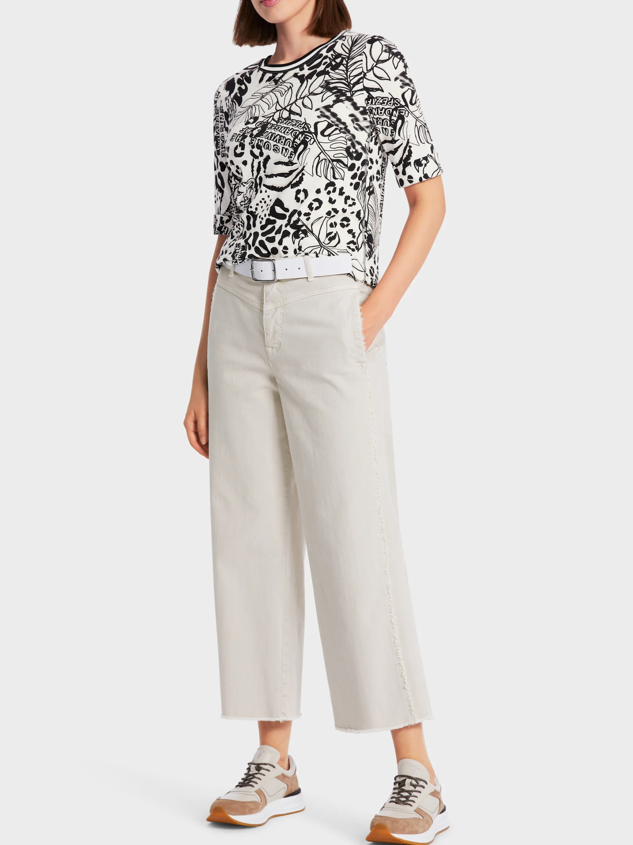 T-SHIRT MIT LEO-PRINT-Marc Cain Hot