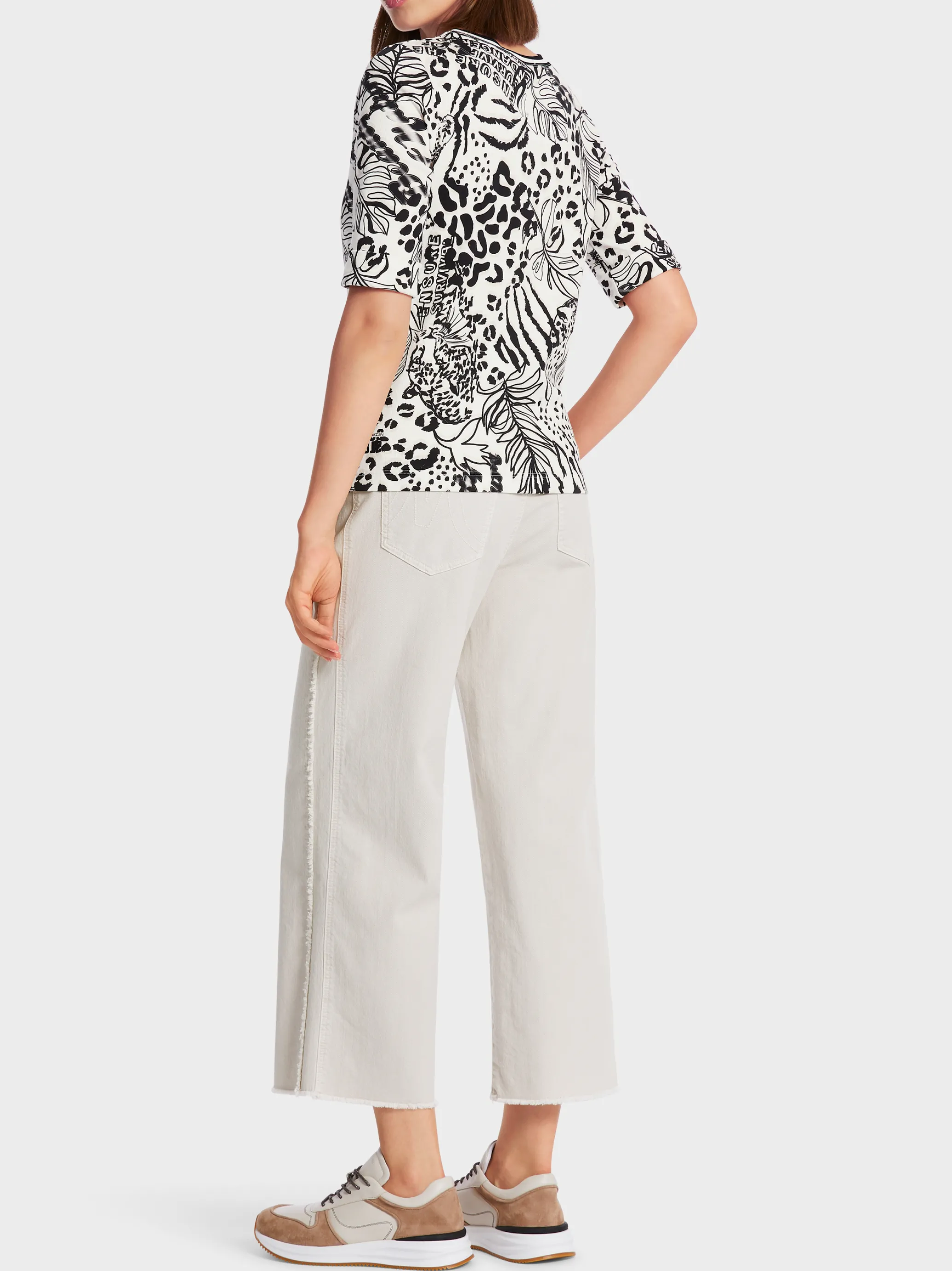 T-SHIRT MIT LEO-PRINT-Marc Cain Hot