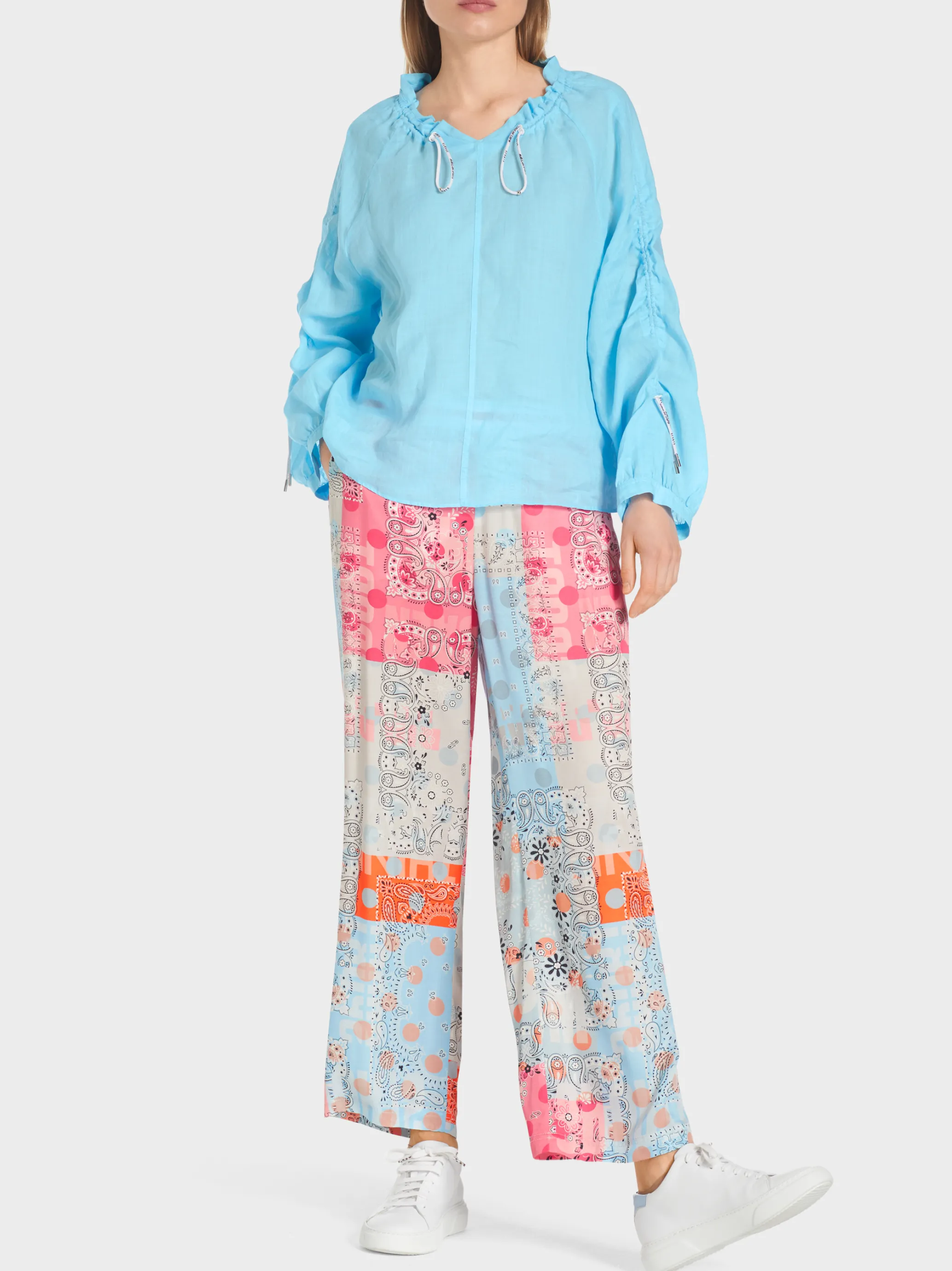 WEITE SCHLUPFBLUSE-Marc Cain Best Sale